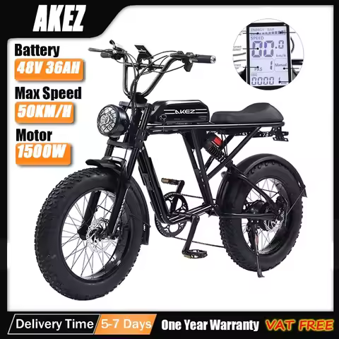 AKEZ super73 s2 All-terrain Electric bike 1500W Powerful Motor 48V 36AH Electric Bicycle 20-inch Fat