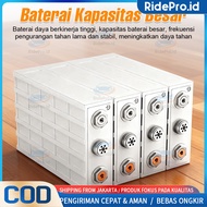 12V 200AH /120AH BMS Baterai litium CALB Lifepo4 3.2v UPS GRADE A 200Ah gratis mur dan busbar. Elek