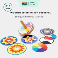 Wooden Colorful Spin Neo Town for Children 4 - 7 Years Old - Wooden Colorful Spin Neo Town