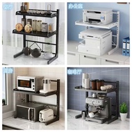 【SG Ready Stock】 Height Adjustable Microwave Oven Rack| Microwave Rack | Oven Stand | Kitchen Shelf |Kitchen Rack