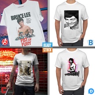 Bruce Lee Kungfu T-SHIRT 100% Cotton Casual T-SHIRT