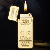 Slim Gold Bar Soft Flame Butane Gas Lighter