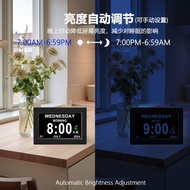 27cm 16: 9 Electronic Alarm Clock Digital Display Large Font Photo Frame Digital Clock Calendar Elde