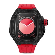 【Golden Concept】Apple Watch 49mm 錶殼 黑色錶框 紅色橡膠錶帶 RSTMDIII49-BK(30個工作天出貨)