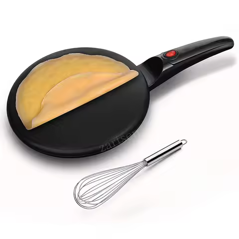 Automatic Pancake Making Machine Instant Heating DIY Snack Burrito Baking Pan Crepe Maker Spring Rol