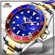 Swiss Certified Genuine TEVISE Classic Automatic Mechanical Watch Steel Band High-End Water Ghost Fa