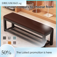 Sofa Shoe Rack Stool Shoe Bench /Bathroom Waterproof Long Sofa Stool Corridor Steel Gym Shoe Changin