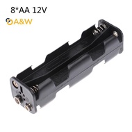 A&W Long Strip Type 8 X AA Battery Case Holder 12V Ba To Ba Battery Storage Box