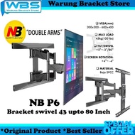 Swevel TV Bracket/TV Bracket/TV Bracket/Fullmotion TV Bracket/TV Bracket 80 75 65 50 43 Inch, Swivel