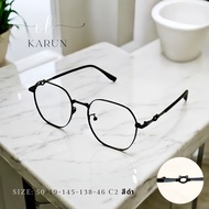 แว่นสายตายาว รุ่น KARUN การันต์ 73070 เลนส์ บลูบล็อคออโต้ กรอบแว่นวัสดุโลหะ ออกแดดเลนส์เปลี่ยนสีเทา