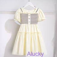 Kids Dress Baby Girl Princess Dress 3-13 Years Old Girl Short SleeveDress Korean Girl Dress Children