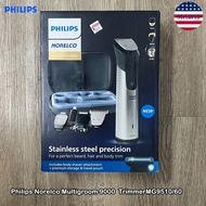 Philips® Norelco Multigroom 9000 Trimmer MG9510/60 ฟิลิปส์ เครื่องโกนขนไฟฟ้าสำหรับใบหน้าและร่างกาย