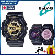 jam tangan perempuan 100% Original Baby G BA-110 Woman Resin watch strap Girl Digital wanita Waterpr