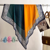 Square Silk Scarf 90x90cm - Bandana 90cm Square Silk Scarf - Premium Square Silk Scarf