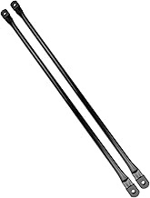 2 Pcs 89.5cm/35.24inch Garden Swing Replacement Rods for Hanging Swing Seat to Frame, Black Metal Ro