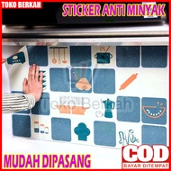 Wallpaper Dinding Dapur Sticker Lucu Anti Minyak Stiker Cantik Buat Tembok Keramik Dekorasi Rumah