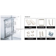 Kitchen Cabinet 200mm - 300mm 2 Tier Side Pull Out Basket