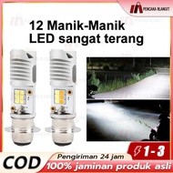 SEAMETAL Super Bright Motorcycle Led Light H6 M5 P15D Motorcycle LED Headlight Bulb Canbus 12V Super