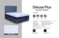 Central Deluxe Plus 160 x 200 Cm Spring Bed Full Set