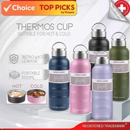Swiss Thomas Stainless Steel Thermos Insulated Vacuum Flask Caterpillar Tumbler 1000ml