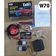 PAJERO CAR ALARM MODEL REMOTE SLIDING EXIT8
