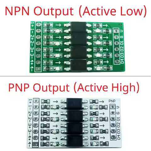 4ch 3.3V 5V 12V 24V Digital Logic Level Converter Module Optical Isolation GPIO Module for Arduino P