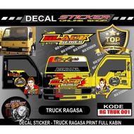 DECAL TRUK FULL KABIN RAGASA Mitsubishi Ragasa 120 Ps