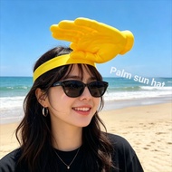 Hat Creative Palm Sun Hat Funny Palm Headband Sun Hat Summer Outdoor Travel Student Funny Hat