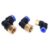 Pneumatic quick connection valve | G1/4 G3/8 internal thread right angle pneumatic quick connector 8
