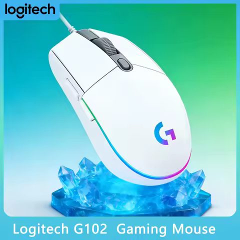 Lightweight Gaming Mouse Logitech G102/G203 Ergonomic Grip for Gamers
