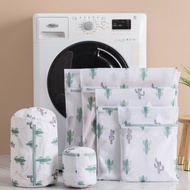 Cactus Design Fine Mesh Laundry Bag Washing Machine Fine Mesh Anti-deformation Bra Care Beg Cucian B