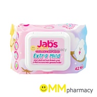 JABS CLEANIE CARE WIPES EXTRA MILD Salt Water 42 Sheets