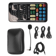 I9 Voice Changer Full Kit Multiple Audio Effect Bluetooth Live Sound Cards Ultra-Thin Portable Live 