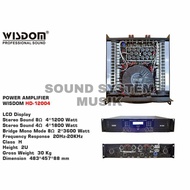 Power wisdom HD12004 4-channel Amplifier Hd 12004 Original 1200 watt