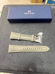 旺角門市全新 Grand Seiko GS 原廠皮帶連 原廠表扣 23mm GS 皮錶帶