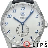 TAG Heuer Carrera Heritage Calibre 6 WAS2111.FC6293 男士腕錶，銀色，不鏽鋼/皮錶帶，附錶盒、保固卡，已拋光，成色極佳 [二手]