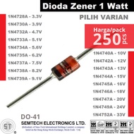 Wholesale Pack - DIode Zener DIode 1 Watt 1W 3.3V-33V 1N4728-1N4752 5V1 5V6 12V 15V 24V