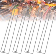 4 Pcs Chicken Wing BBQ Fork Metal Grilling Rails U Shape Design BBQ Grilling Fork Clamping Wing Rail