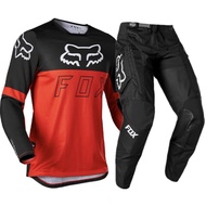 FOX 2023 LEGION RANGER BLACK RED OFF-ROAD GEAR SET Jersey Pants 180 360 MX Combo Moto Enduro ATV Outfit Equipment Men Dirtbike Suit For Adult