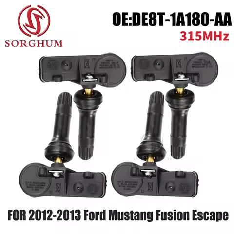 1/4PCS DE8T-1A180-AA 9L3Z1A189A 315MHz TPMS TIRE PRESSURE MONITOR SENSOR FOR 2012-2013 Ford Mustang 