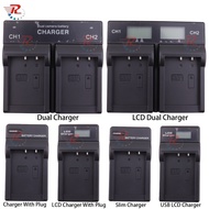 EN-EL8 ENEL8 LCD RAPID DUAL CHARGER ForNikon Coolpix S1 S2 S3 S5 S50 S51 S52 S50C S51C S9 P1 P2 S7C 