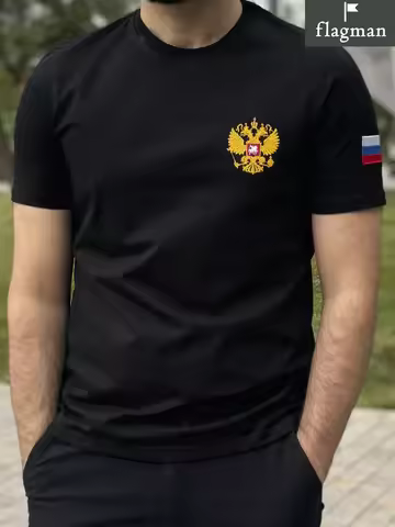 2025 Summer Russian Flag 3D Printing Women's General Casual T-shirt Plus Size Loose Street Fashion D