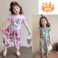 Summer clothes for girls 14-44kg, HORSE model, 7 COLORS, stretchy, airy material. HC8