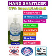 hand sanitizer sanitizer spray hand sanitizer spray Alcohol Hand Sanitizer Gel Type / 500ml / 75% Medical Alcohol