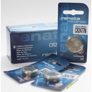Renata CR2477N Coin Cell Lithium Battery 3V 950mAh CR2477N Battery - 1Box / 6 Pcs (Original Swiss Ma