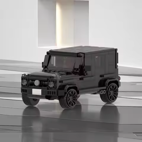 MOC Creative Black Large Vehicle G63 Off-road Building Blocks Model DIY Children's Assembly Toys Adu