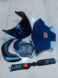 Busa helm gm evolution fullset + tali + kaca helm gm evolution