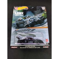 [CHASE]  Hot Wheels LB-ER34 Liberty Walk Nissan Skyline R34 Mountain Drifters BLACK CHASE( Autograph