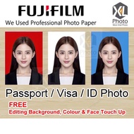 Passport Size Photo Printing / Ukuran Passport / ID Photo Printing Service / Cuci Gambar Saiz Passport / Visa Photo 证件照