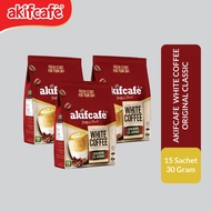 Akifcafe 3 in 1 White Coffee Original Classic Combo 3 bag (30g X 15 stick)